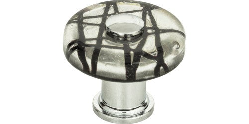 Eclipse Glass Round Knob