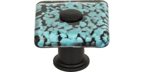Marine Glass Square Knob