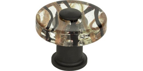 Milky Way Glass Round Knob